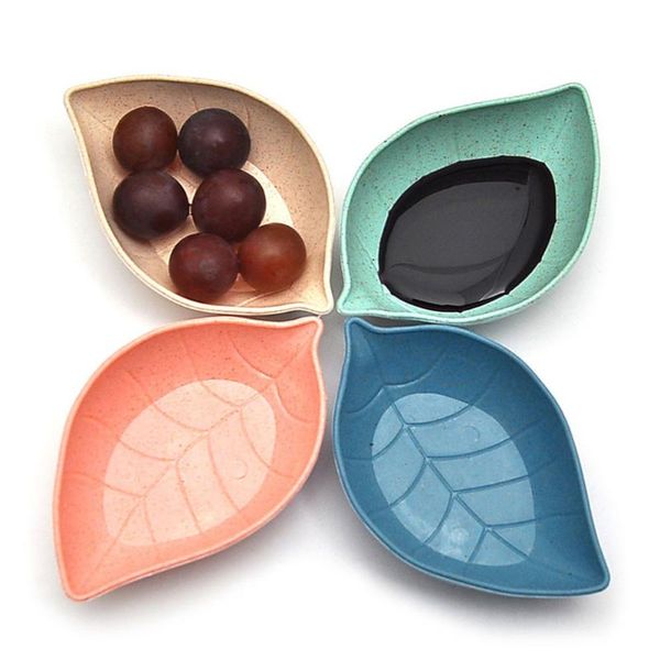 bowls 4pcs sauce dishes leaf shape seasoning appetizer plates for vinegar/salad soy sauce/wasabi snack plate 
bowls 4pcs sauce dishes leaf shape seasoning appetizer plates for vinegar/salad soy sauce/wasabi snack plate