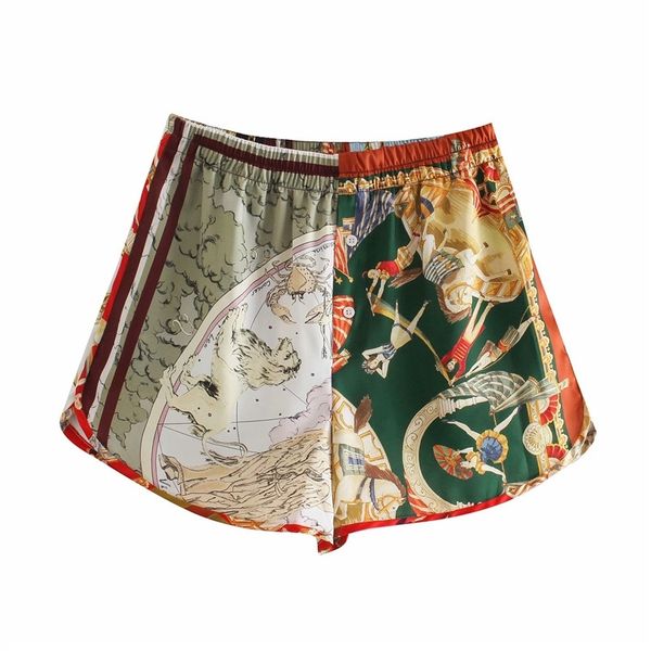 women's jumpsuits & rompers women fashion patchwork chain print za high waist shorts female elegant elastic spring short pants chi, Black;white
women's jumpsuits & rompers women fashion patchwork chain print za high waist shorts female elegant elastic spring short pants chi, Black;white