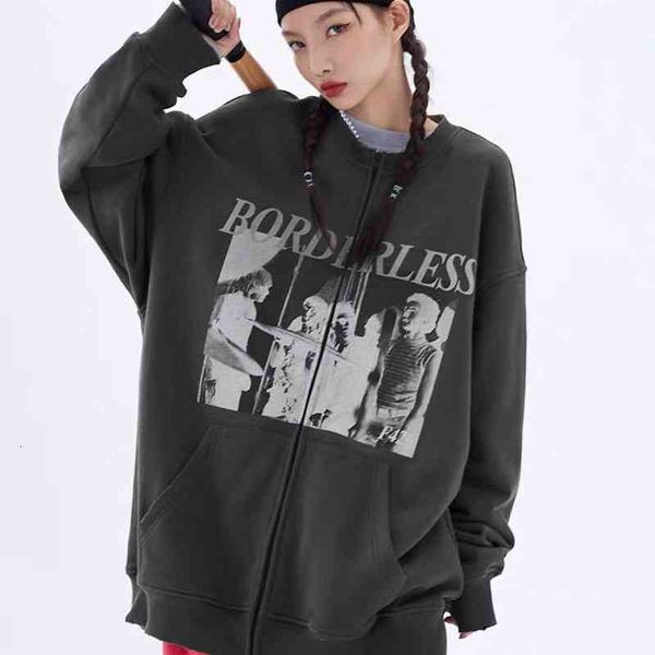 women's jackets retro printed baseball jacket, european and american style, large y2k, round neck zipper, hip hop style, Black;brown
women's jackets retro printed baseball jacket, european and american style, large y2k, round neck zipper, hip hop style, Black;brown