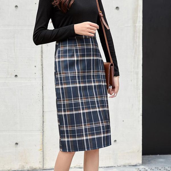 plaid skirt female retro high waist checkered woman slim all-match a-line hip elegant streetwear skirts, Black
plaid skirt female retro high waist checkered woman slim all-match a-line hip elegant streetwear skirts, Black