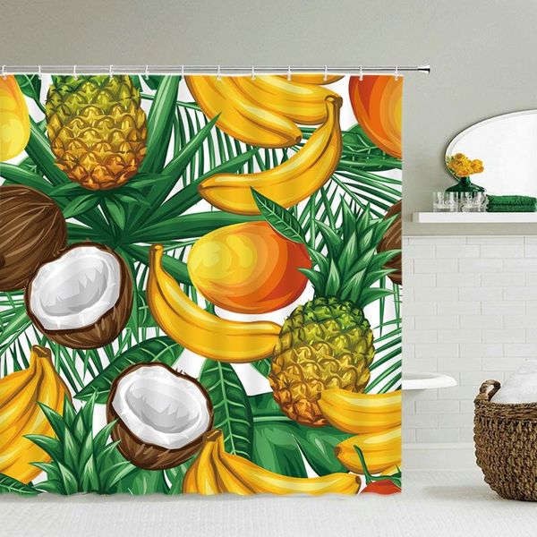 shower curtains pineapple pattern printed curtain plants polyester fabric bath for bathroom decoration
shower curtains pineapple pattern printed curtain plants polyester fabric bath for bathroom decoration