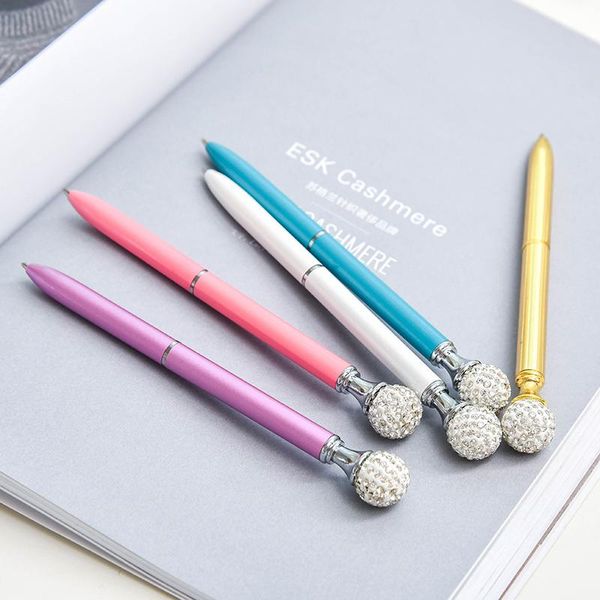 ballpoint pens cute crystal pen metal with rhinestone creative rotating black refill student gift office stationery, Blue;orange
ballpoint pens cute crystal pen metal with rhinestone creative rotating black refill student gift office stationery, Blue;orange