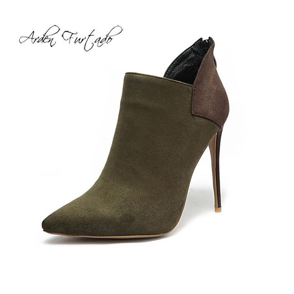 boots arden furtado fashion women's shoes spring autumn pointed toe stilettos heels zipper elegant ladies royalblue ankle, Black
boots arden furtado fashion women's shoes spring autumn pointed toe stilettos heels zipper elegant ladies royalblue ankle, Black