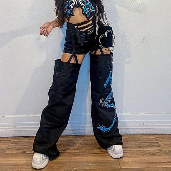 women's jumpsuits & rompers pants dragon print loose women high waist cut out straight trousers for sports ladies hip hop casual black, Black;white
women's jumpsuits & rompers pants dragon print loose women high waist cut out straight trousers for sports ladies hip hop casual black, Black;white