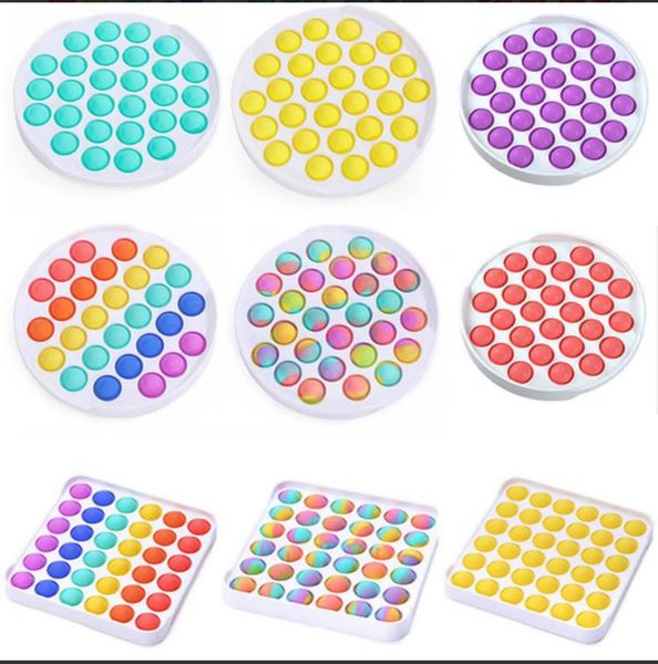 bubble fidget toys rainbow round square deskpuzzle silicone decompression toy autism rehabilitation training props
bubble fidget toys rainbow round square deskpuzzle silicone decompression toy autism rehabilitation training props