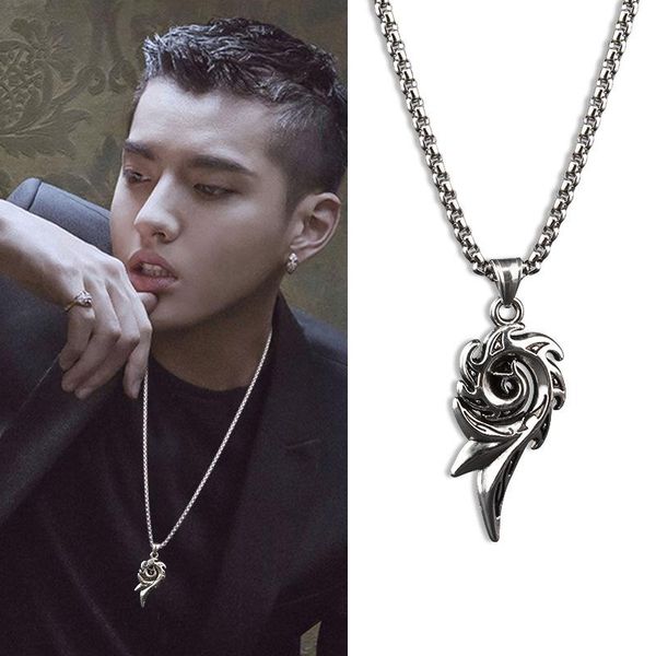 pendant necklaces fashion punk hip hop neck chain for men women vintage phoenix flame pendants statement necklace male street cool collar je, Silver
pendant necklaces fashion punk hip hop neck chain for men women vintage phoenix flame pendants statement necklace male street cool collar je, Silver