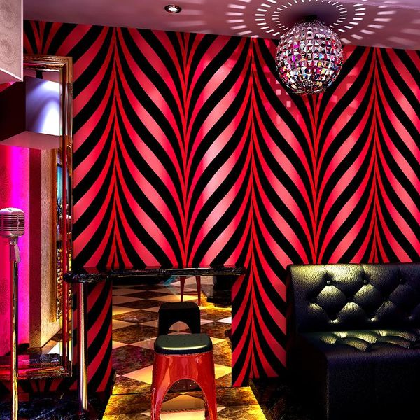 wallpapers modern black white stripe wallpaper 3d geometric leaf pattern bar club ktv wall paper mural livingroom decal p090
