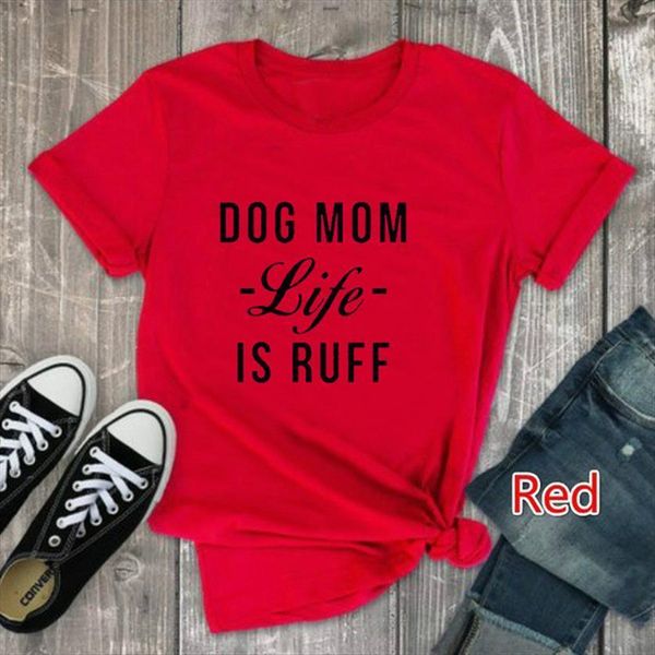 dog mom life is women t shirt ruff letter print short sleeve o neck loose ladies fashion tee clothes, White
dog mom life is women t shirt ruff letter print short sleeve o neck loose ladies fashion tee clothes, White
