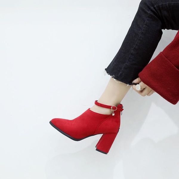 boots ymechic 2021 ankle buckle strap black red gray high heel suede ladies shoes autumn plus size pointed toe short boot women
boots ymechic 2021 ankle buckle strap black red gray high heel suede ladies shoes autumn plus size pointed toe short boot women