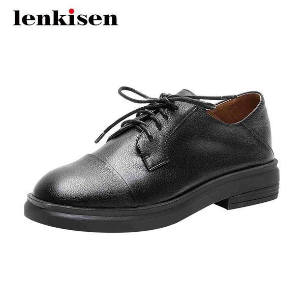 dress shoes lenkisen preppy style full grain leather fashion round toe thick med heel lace up pretty girls cozy women pumps l08, Black
dress shoes lenkisen preppy style full grain leather fashion round toe thick med heel lace up pretty girls cozy women pumps l08, Black