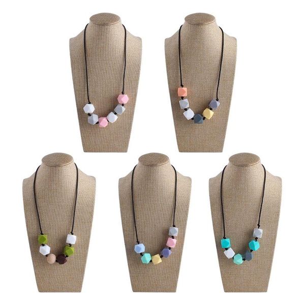 baby silicone teething necklace food grade teether silicone beads necklace sensory chew necklaces for infant girls jewelry gift
baby silicone teething necklace food grade teether silicone beads necklace sensory chew necklaces for infant girls jewelry gift