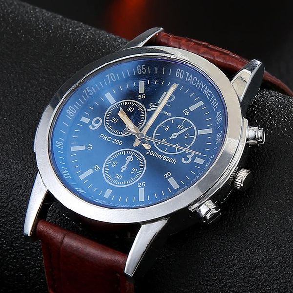 wristwatches blue glass classic wrist watch men high-grade fashion eye dial belt, Slivery;brown
wristwatches blue glass classic wrist watch men high-grade fashion eye dial belt, Slivery;brown