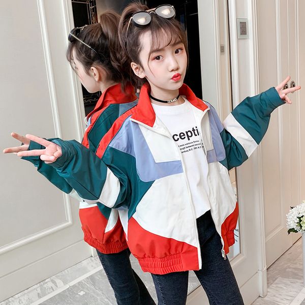 girls coat jacket patchwork girl coat outerwear casual style childrens coat spring autumn childrens clothes for girls, Blue;gray
girls coat jacket patchwork girl coat outerwear casual style childrens coat spring autumn childrens clothes for girls, Blue;gray