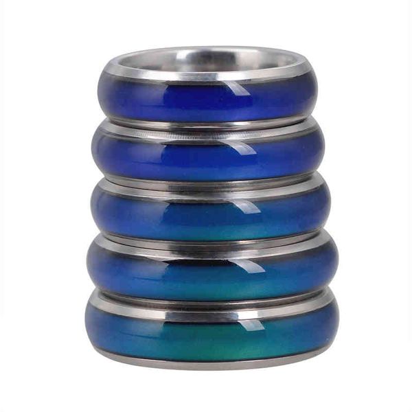 rings fashion 6mm ring stainless steel temperature sensitive mood color changing, Silver
rings fashion 6mm ring stainless steel temperature sensitive mood color changing, Silver