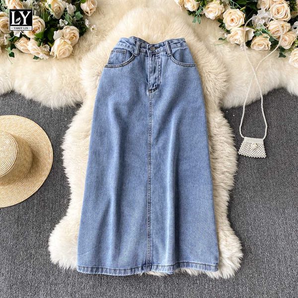 ly varey lin spring summer women casual solid color high waist denim skirts fashion office lady medium 210526, Black
ly varey lin spring summer women casual solid color high waist denim skirts fashion office lady medium 210526, Black