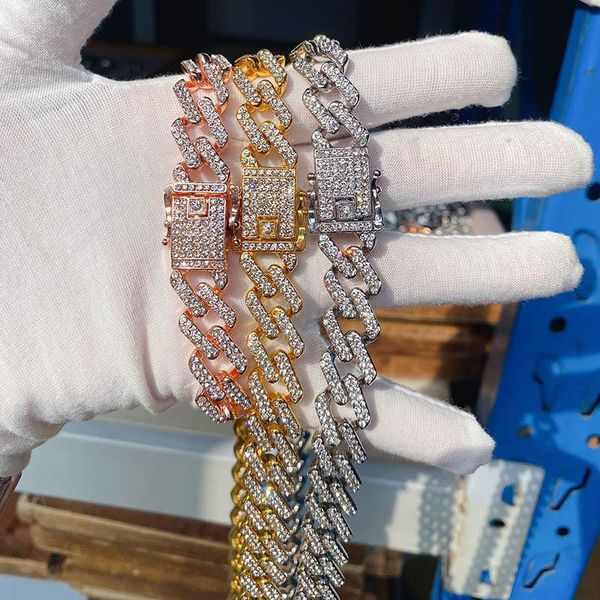 link, chain hip hop 13mm bling full zircon rhinestone miami cuban iced out link bracelet bangles for women men jewelry 8 inch, Black
link, chain hip hop 13mm bling full zircon rhinestone miami cuban iced out link bracelet bangles for women men jewelry 8 inch, Black