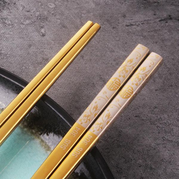 chopsticks 10 pair 23cm reusable metal dishwasher safe non-slip stainless steel lightweight gold / rose silver
chopsticks 10 pair 23cm reusable metal dishwasher safe non-slip stainless steel lightweight gold / rose silver