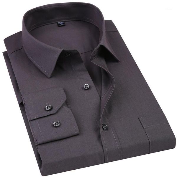 men's casual shirts 2021 dress shirt solid color plus size black white blue gray chemise homme male business long sleeved1, White;black
men's casual shirts 2021 dress shirt solid color plus size black white blue gray chemise homme male business long sleeved1, White;black