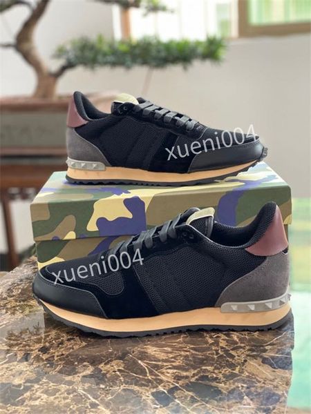 camouflage sneaker womens men rivet shoes studded flats mesh camo suede casual trainers rockrunner shoes chaussures, Black
camouflage sneaker womens men rivet shoes studded flats mesh camo suede casual trainers rockrunner shoes chaussures, Black