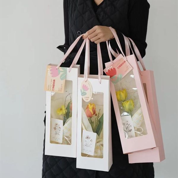 flower packing boxes window transparant square shape portable gift for wedding party bags wrap
flower packing boxes window transparant square shape portable gift for wedding party bags wrap