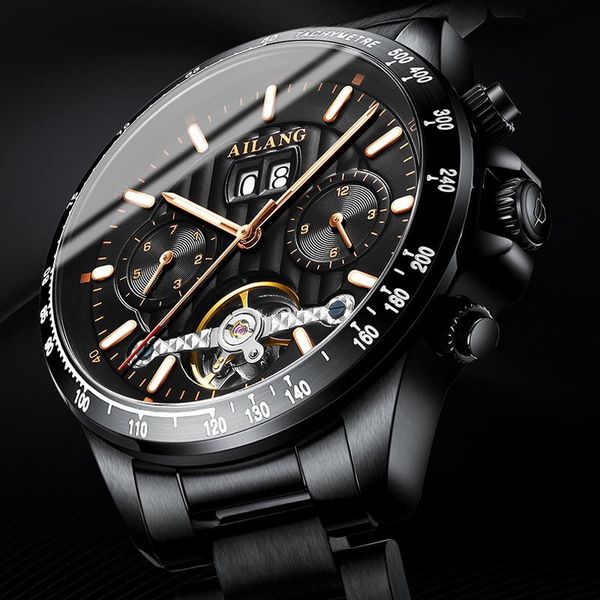 wristwatches ailang men automatic watch luxury mechanical wristwatch multifunction calendar week month tourbillon relogio masculino, Slivery;brown
wristwatches ailang men automatic watch luxury mechanical wristwatch multifunction calendar week month tourbillon relogio masculino, Slivery;brown