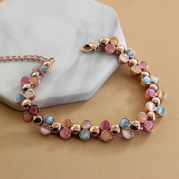 charm bracelets small fresh color opal bracelet korean fashion rose gold accessories jewelry gift, Golden;silver
charm bracelets small fresh color opal bracelet korean fashion rose gold accessories jewelry gift, Golden;silver