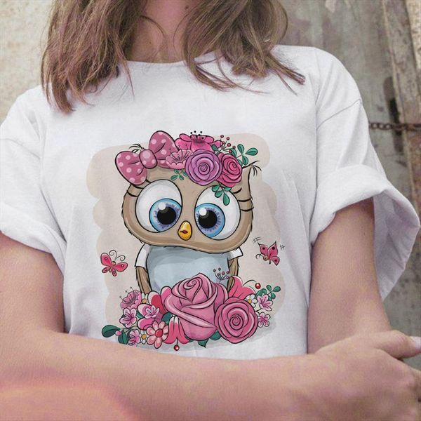 summer kawaii owl cartoon womens 90s girl harajuku clothing casual short sleeve female tee plus size, White
summer kawaii owl cartoon womens 90s girl harajuku clothing casual short sleeve female tee plus size, White