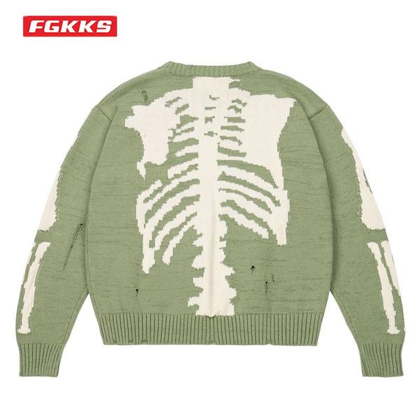 men's sweaters fgkks autumn hip hop sweater men skeleton bone jacquard knitted damage hole streetwear vintage punk pullover brand male, White;black
men's sweaters fgkks autumn hip hop sweater men skeleton bone jacquard knitted damage hole streetwear vintage punk pullover brand male, White;black