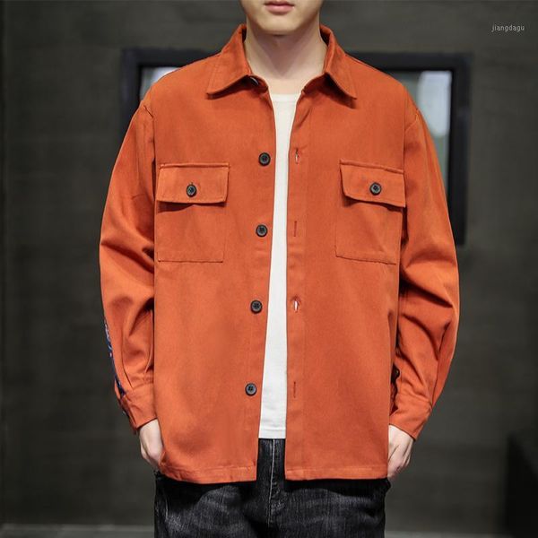 men cargo jackets coats spring daily casual tide brand jacket male chinese style print outwear m-5xl men's, Black;brown
men cargo jackets coats spring daily casual tide brand jacket male chinese style print outwear m-5xl men's, Black;brown