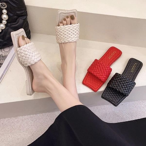 shoes women square toe female slippers slides soft 2021 flat rome basic pu so, Black
shoes women square toe female slippers slides soft 2021 flat rome basic pu so, Black