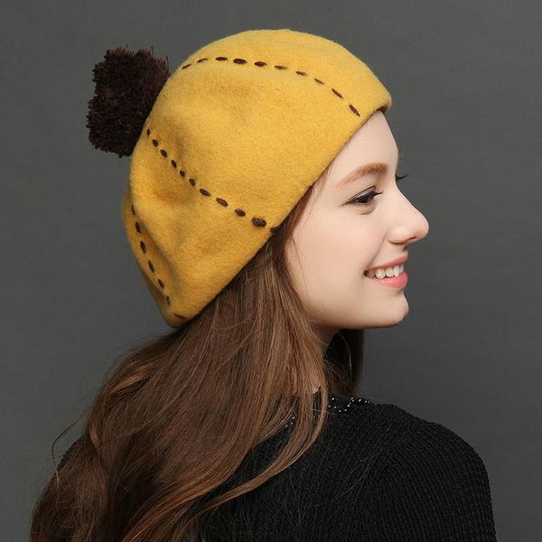 berets 2021 women wool cap autumn and winter fashion small hat grace keep warm dome beret d713, Blue;gray
berets 2021 women wool cap autumn and winter fashion small hat grace keep warm dome beret d713, Blue;gray