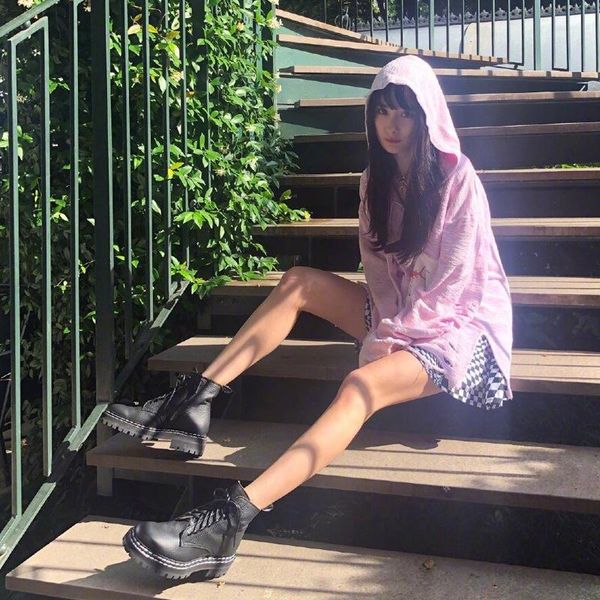 boots single british short and power heel boots, spring in 2021, Black
boots single british short and power heel boots, spring in 2021, Black