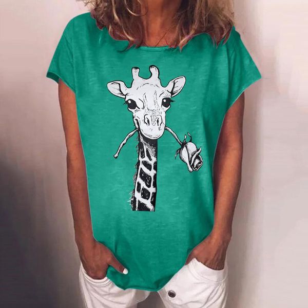 women's blouses & shirts blouse pattern plus size women short sleeve 3d animal printed o-neck tee grote maten dames kleding, White
women's blouses & shirts blouse pattern plus size women short sleeve 3d animal printed o-neck tee grote maten dames kleding, White