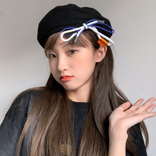 berets foux beret hats women casual four seasons adjustable long belt personality design flatbutterfly sboy caps brimless paint, Blue;gray
berets foux beret hats women casual four seasons adjustable long belt personality design flatbutterfly sboy caps brimless paint, Blue;gray