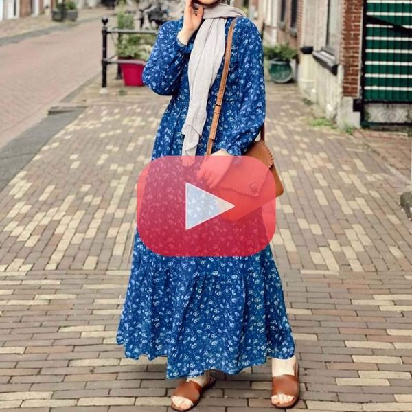 casual dresses muslim women vintage floral printed abaya turkey hijab dress spring long sleeve kaftan vestido ruffles sundress, Black;gray
casual dresses muslim women vintage floral printed abaya turkey hijab dress spring long sleeve kaftan vestido ruffles sundress, Black;gray