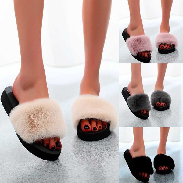 fluff flip flop fashion indoor outdoor women slip-on open toe flat warm winter slipper shoes casual home slippers zapatos mujer p0828, Black
fluff flip flop fashion indoor outdoor women slip-on open toe flat warm winter slipper shoes casual home slippers zapatos mujer p0828, Black