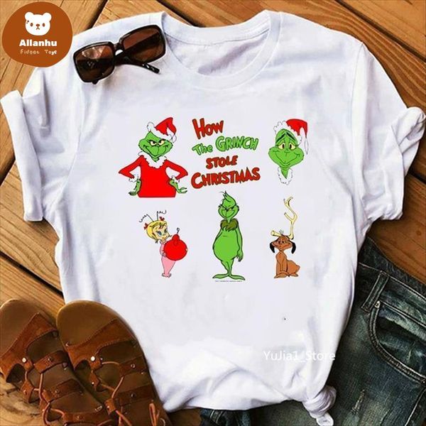 funny how the grinch women stole christmas letter print femme harajuku kawaii clothes female qa, Blue
funny how the grinch women stole christmas letter print femme harajuku kawaii clothes female qa, Blue