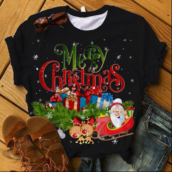 fashion women t shirt merry christmas happy years funny print 3d tee womens female graphic shirts, White
fashion women t shirt merry christmas happy years funny print 3d tee womens female graphic shirts, White