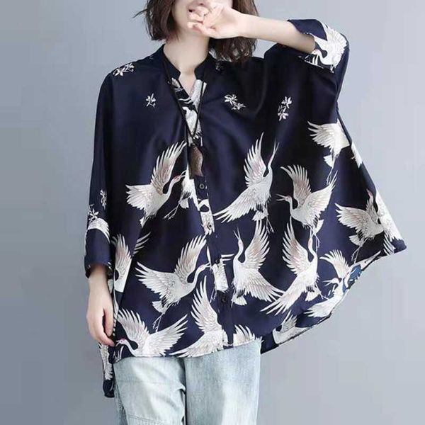 arrival spring/autumn women loose casual v-neck print blouse all-matched long sleeve chiffon single breasted shirts w149 210608, White
arrival spring/autumn women loose casual v-neck print blouse all-matched long sleeve chiffon single breasted shirts w149 210608, White