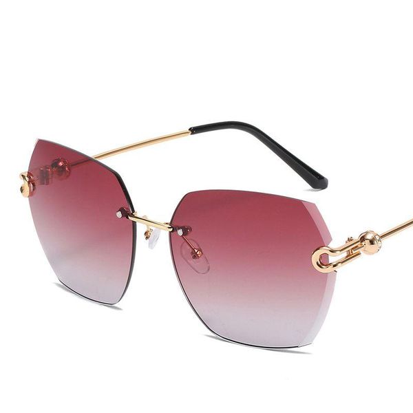 sunglasses 2021 female square fashion oversized frameless ladies retro famous design uv400, White;black
sunglasses 2021 female square fashion oversized frameless ladies retro famous design uv400, White;black