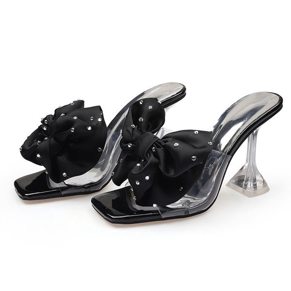 2021women jelly sandals flowers slippers new sweet slides clear square stiletto heels slippers crystal shoes transparent pumps 1, Black
2021women jelly sandals flowers slippers new sweet slides clear square stiletto heels slippers crystal shoes transparent pumps 1, Black