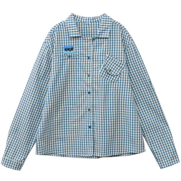 harajuku cartoon appliques casual plaid shirts women summer preppy style full sleeve turndown collar female 210526, White
harajuku cartoon appliques casual plaid shirts women summer preppy style full sleeve turndown collar female 210526, White