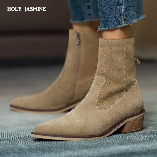 boots western ankle cowboy women booties fashion pointed toe shoes female thick heels cuban leather ladies autumn winter, Black
boots western ankle cowboy women booties fashion pointed toe shoes female thick heels cuban leather ladies autumn winter, Black