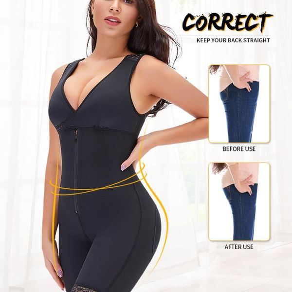women's shapers seamless bodysuit women slimming waist trainer shapewear bulifter full body shaper tummy control corset, Black;white
women's shapers seamless bodysuit women slimming waist trainer shapewear bulifter full body shaper tummy control corset, Black;white