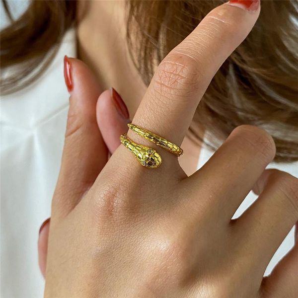 retro opening snake shaped crystal rings european single adjustable finger ring women alloy animal gold hand jewelry accessories wholesale, Golden;silver
retro opening snake shaped crystal rings european single adjustable finger ring women alloy animal gold hand jewelry accessories wholesale, Golden;silver
