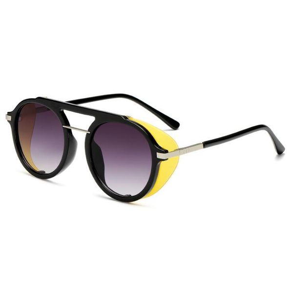 sunglasses men steampunk brand design round shades women vintage punk sun glasses uv400 eyewear, White;black
sunglasses men steampunk brand design round shades women vintage punk sun glasses uv400 eyewear, White;black