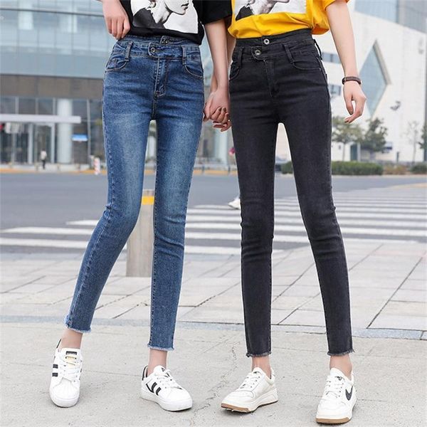 women's jeans spring and autumn 2021 feet ankle-length pants high waist thin pencil casual, Blue
women's jeans spring and autumn 2021 feet ankle-length pants high waist thin pencil casual, Blue