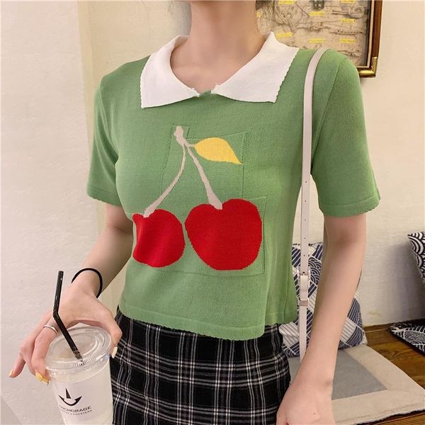 women's sweaters lolita white black green women kawaii cherry print high streetwear fashion crop short sweater autumn summer tee kn
women's sweaters lolita white black green women kawaii cherry print high streetwear fashion crop short sweater autumn summer tee kn
