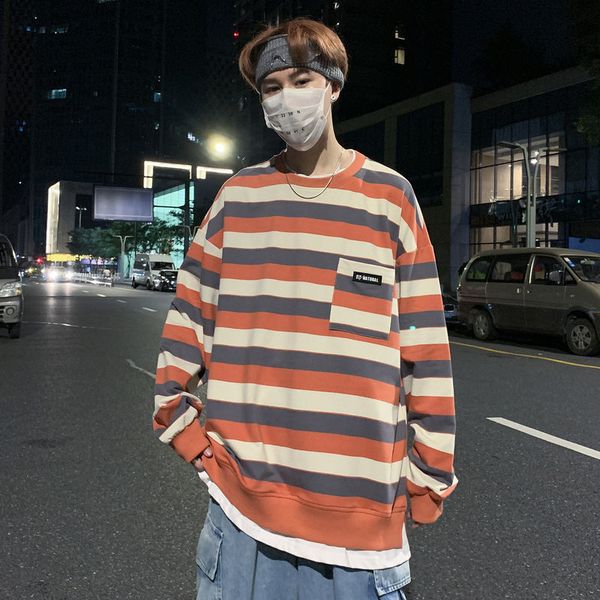 men's hoodies & sweatshirts fashion striped printing cotton casual clothes round neck coats blue/red color pullover m-3xl o4k3, Black
men's hoodies & sweatshirts fashion striped printing cotton casual clothes round neck coats blue/red color pullover m-3xl o4k3, Black