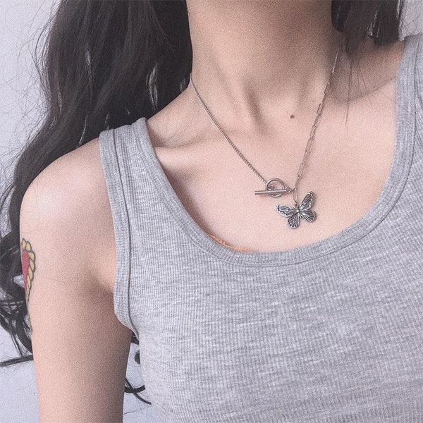 chains vintage asymmetric silver color chain butterfly pendant choker necklaces for women girls fashion female geometric necklace gifts
chains vintage asymmetric silver color chain butterfly pendant choker necklaces for women girls fashion female geometric necklace gifts